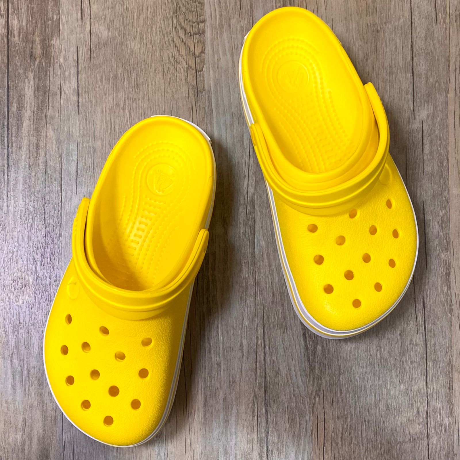 Dép Crocs Duet Sport Clog HN2 Yellow